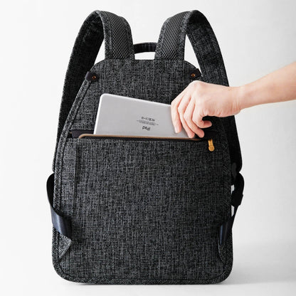 Sunveno Tweed Luxe Diaper Bag Backpack Black