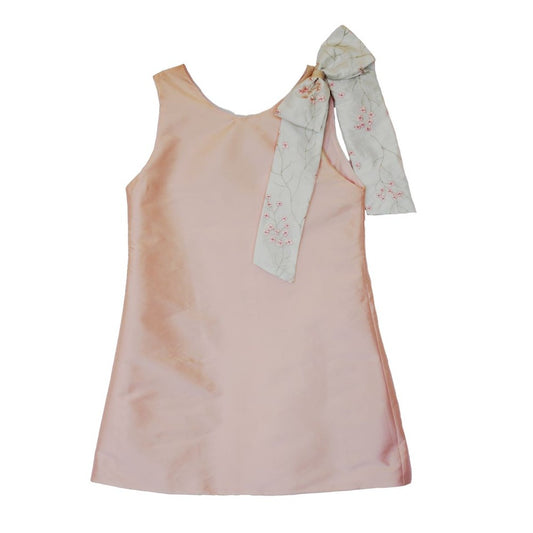 Susanne Lively DesignsSusanne Lively Girls Pink Faux Aline with Big BowBabysupermarket