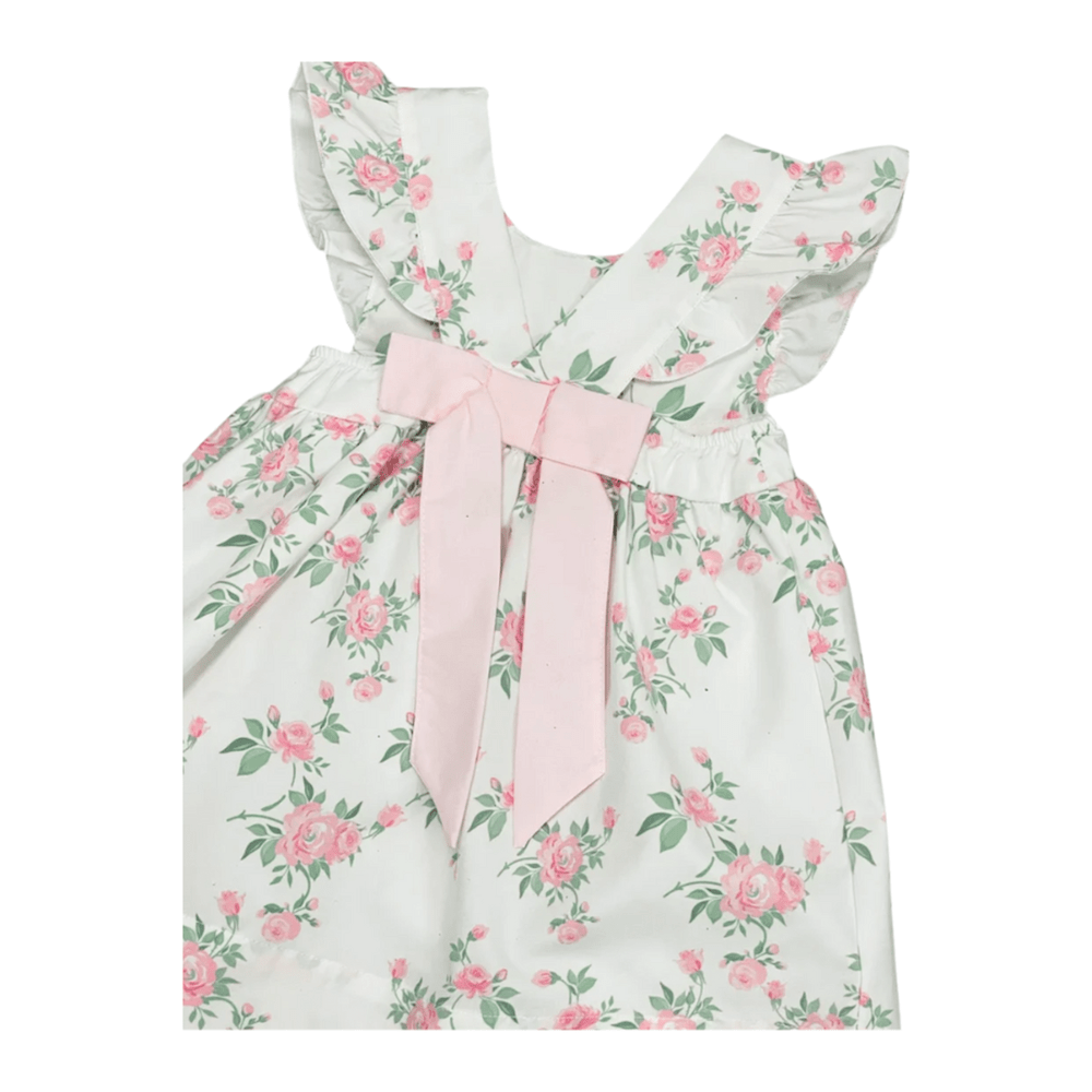Sweet Dreams Rose Print Bow Back Dress