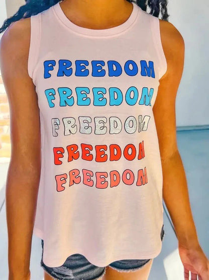 Sweet Soul Freedom Chunky Glitter Tween Graphic T-Shirt