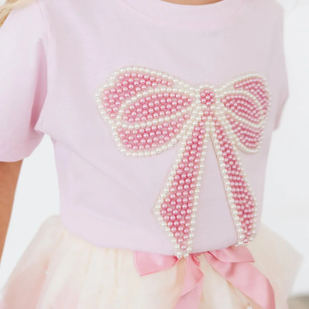 Sweet WinkSweet Wink Pearl Bow Short Sleeve T-ShirtBabysupermarket