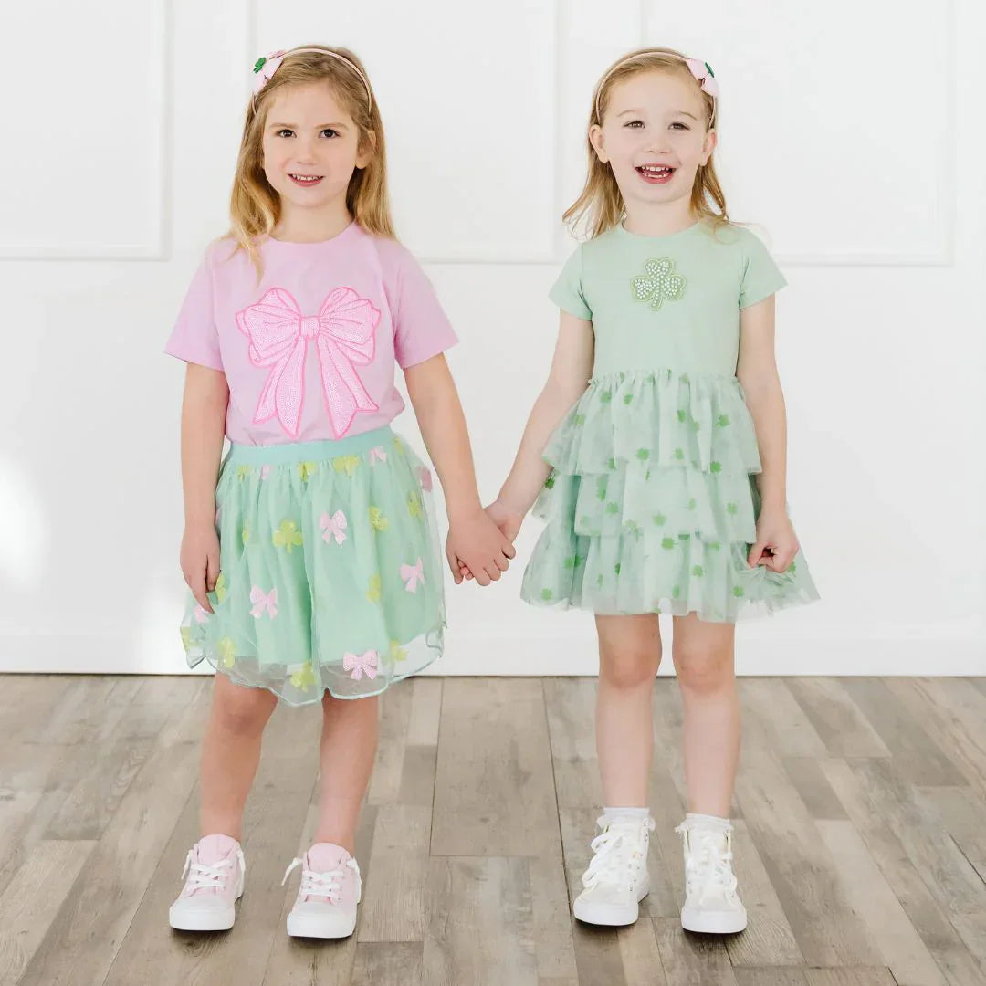Sweet WinkSweet Wink Pink Bow Sequin Short Sleeve T-ShirtBabysupermarket