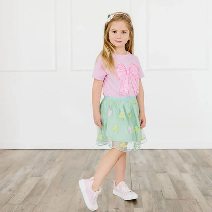Sweet WinkSweet Wink Pink Bow Sequin Short Sleeve T-ShirtBabysupermarket
