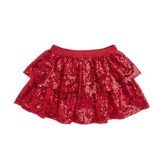 Sweet Wink Red / 1-2Y Sweet Wink Ruby Sequin Tutu Skirt