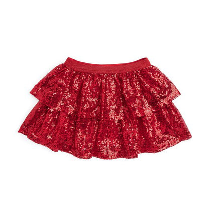 Sweet Wink Red / 1-2Y Sweet Wink Ruby Sequin Tutu Skirt