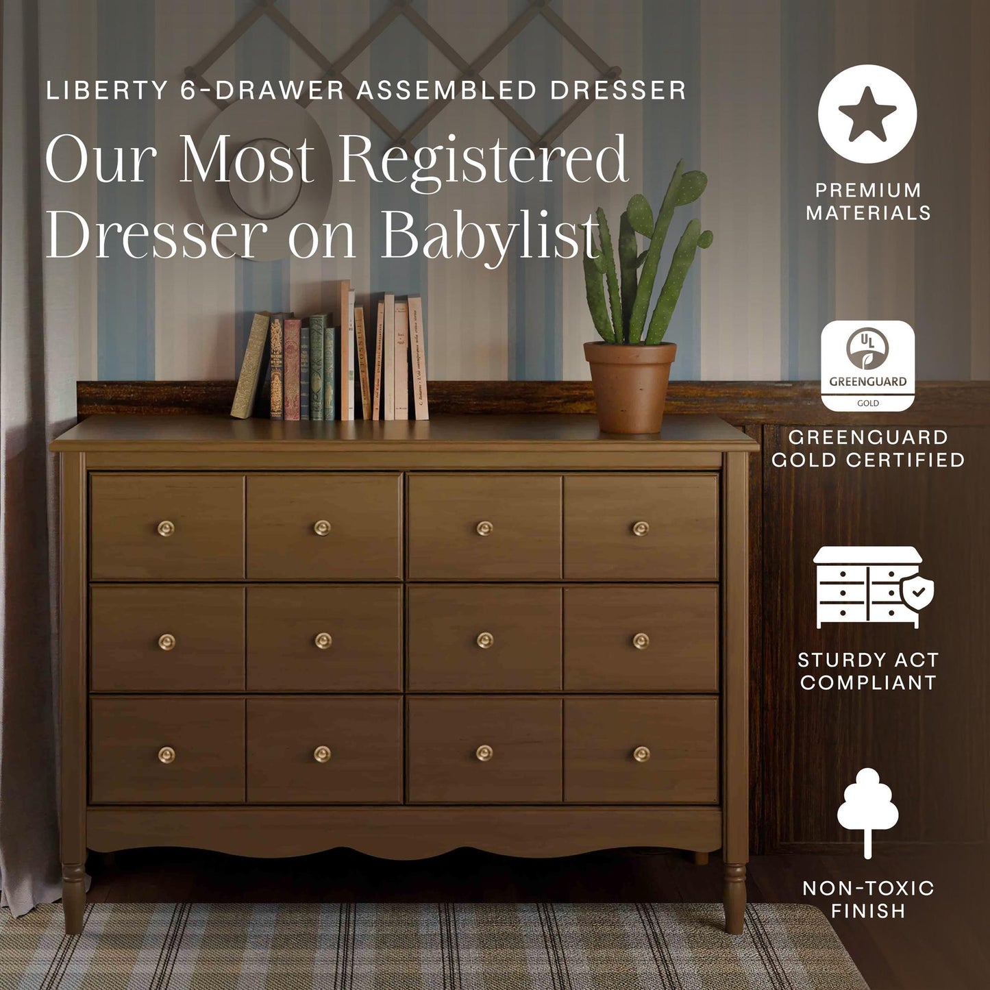 NamesakeNamesake Liberty 6-Drawer DresserBabysupermarket