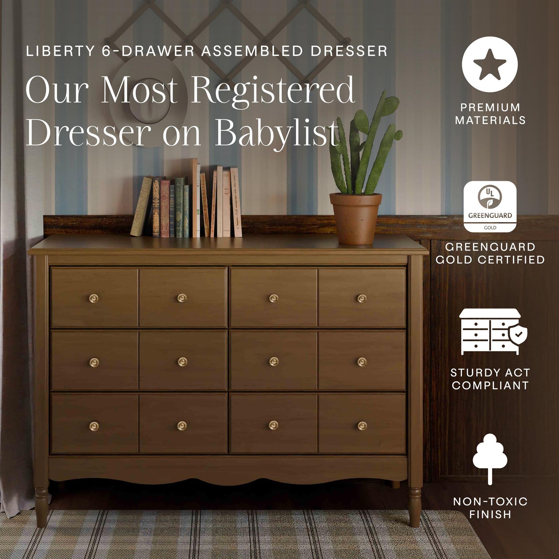 NamesakeNamesake Liberty 6-Drawer DresserBabysupermarket