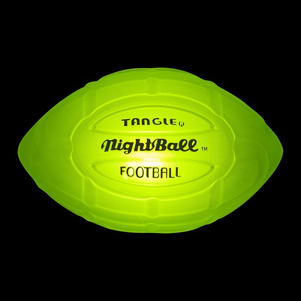 Tangle LED NightBall Football Green