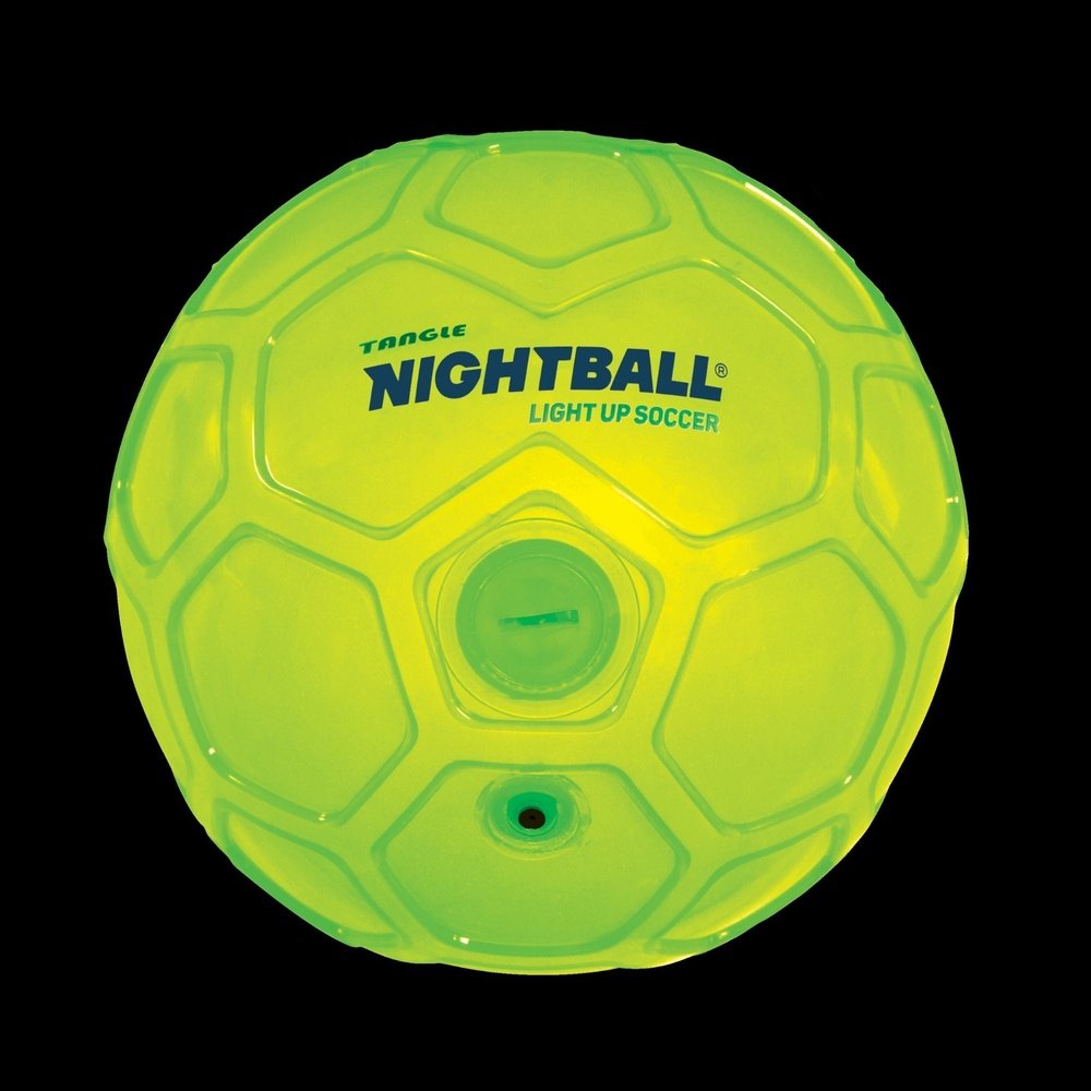 Tangle NightBall Soccer Ball Green