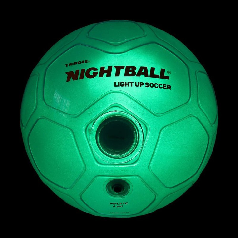 Tangle NightBall Soccer Ball Green