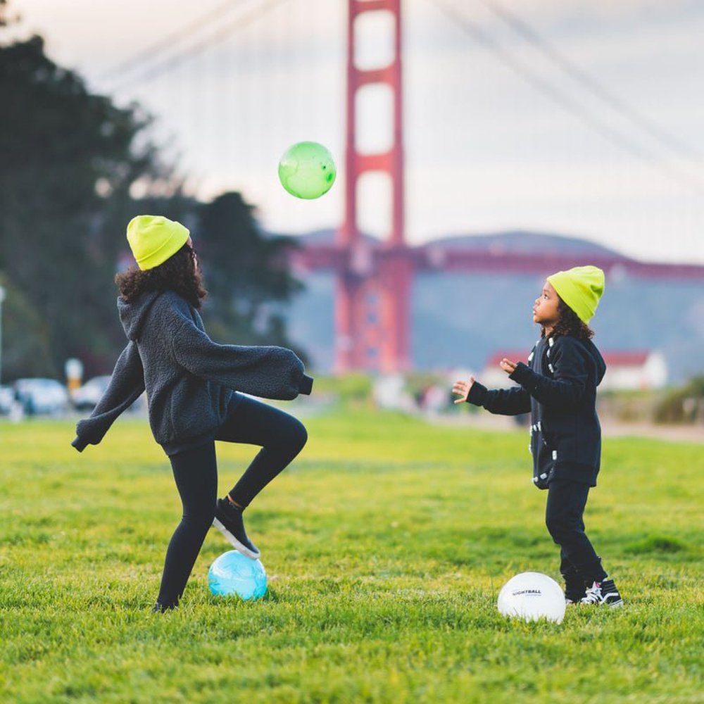 Tangle NightBall Soccer Ball Green