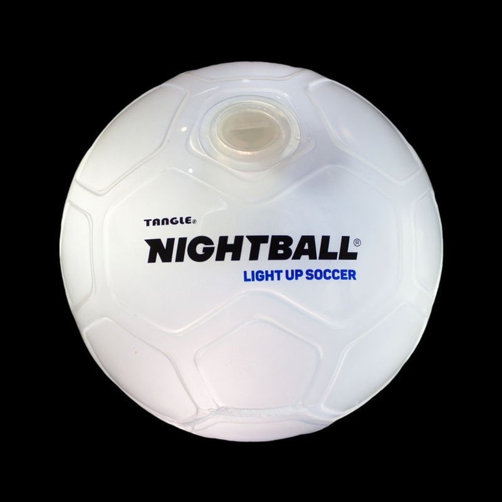 Tangle NightBall Soccer Ball White