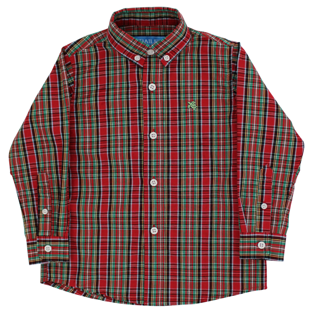 J Bailey Button Down Shirt - Tartan
