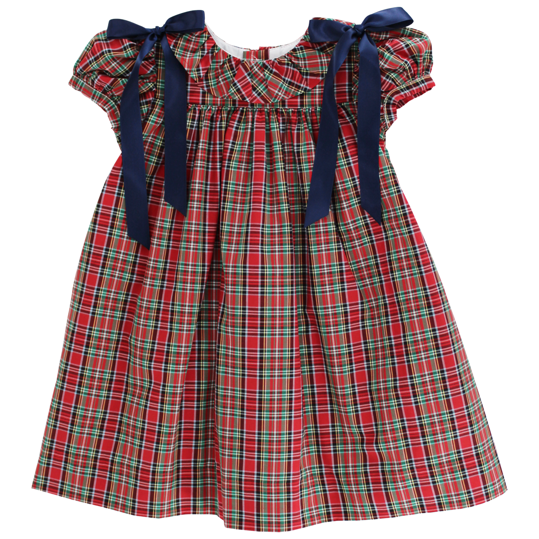 Bailey Boys Tartan Plaid with Navy Cord Float