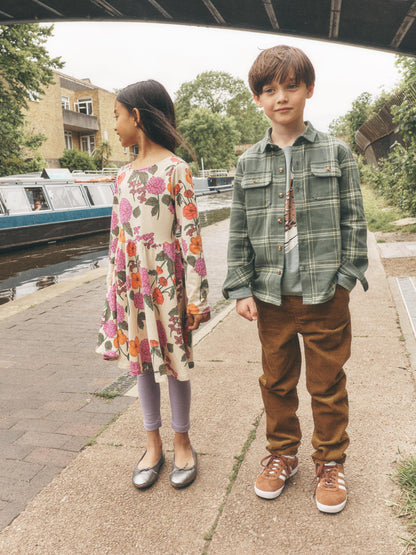 Tea Collection Tea Collection Boys Corduroy Pant - Raw Umber