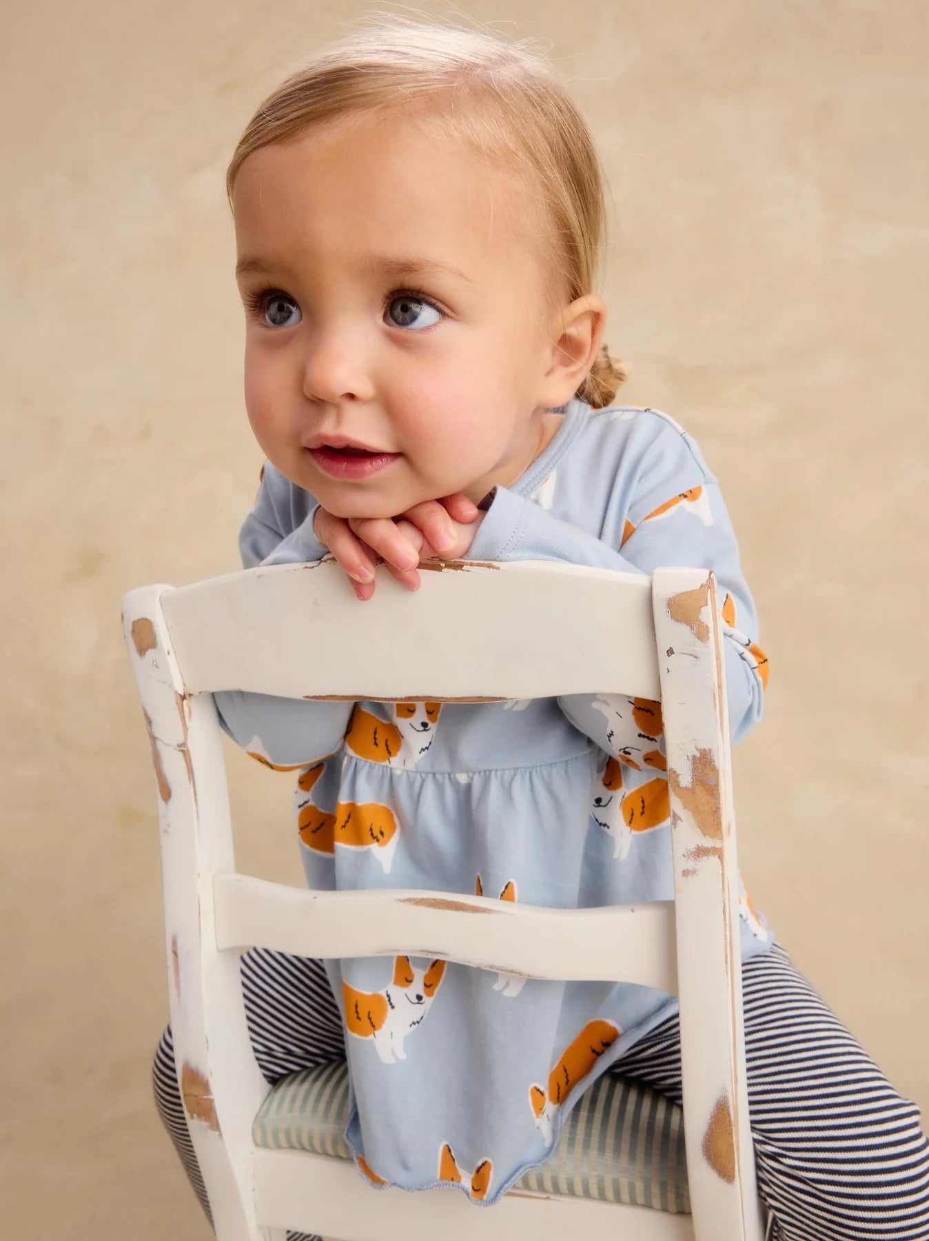 Tea CollectionTea Collection Cutie Corgis Peplum Two Piece SetBabysupermarket