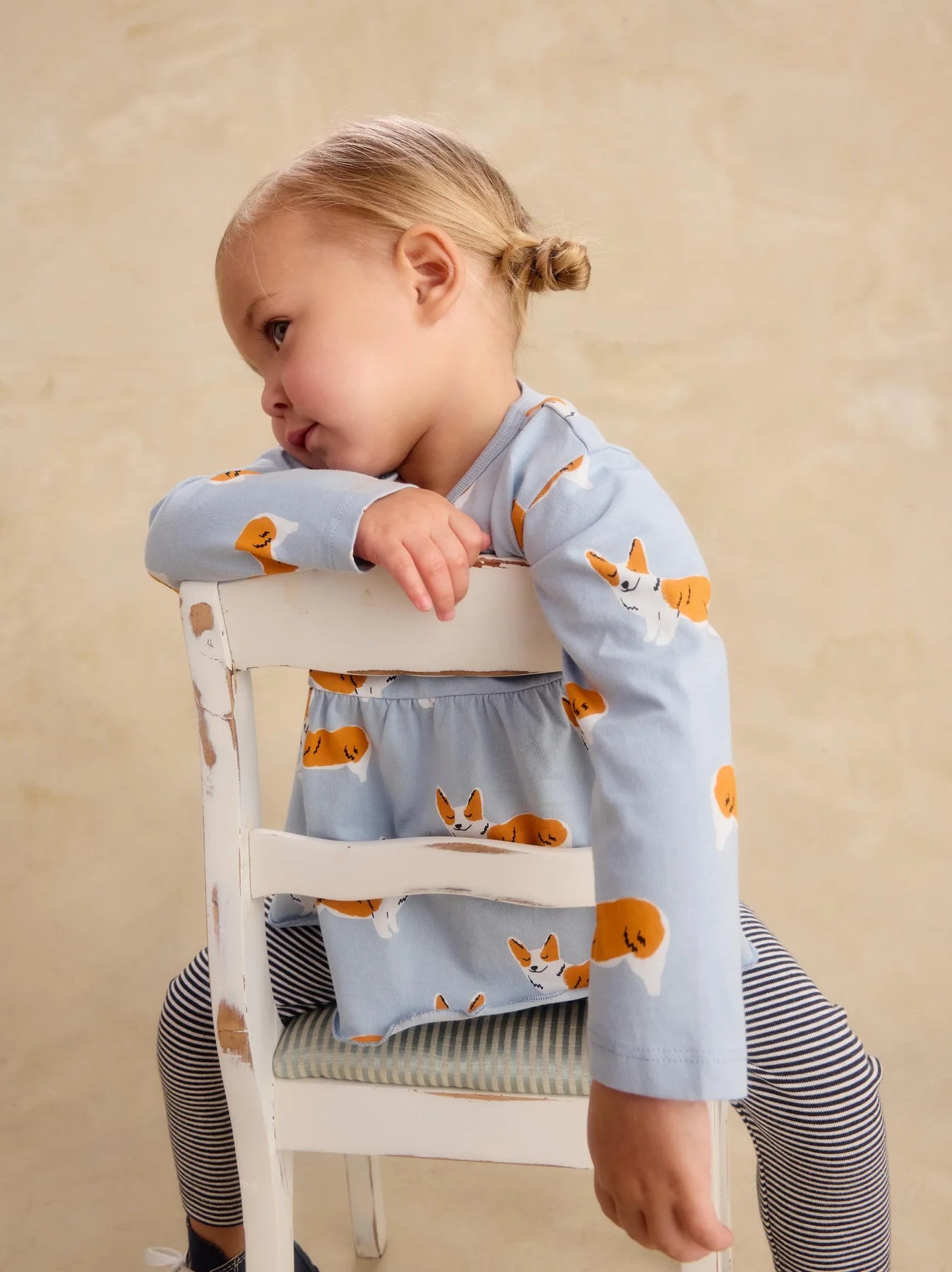 Tea CollectionTea Collection Cutie Corgis Peplum Two Piece SetBabysupermarket