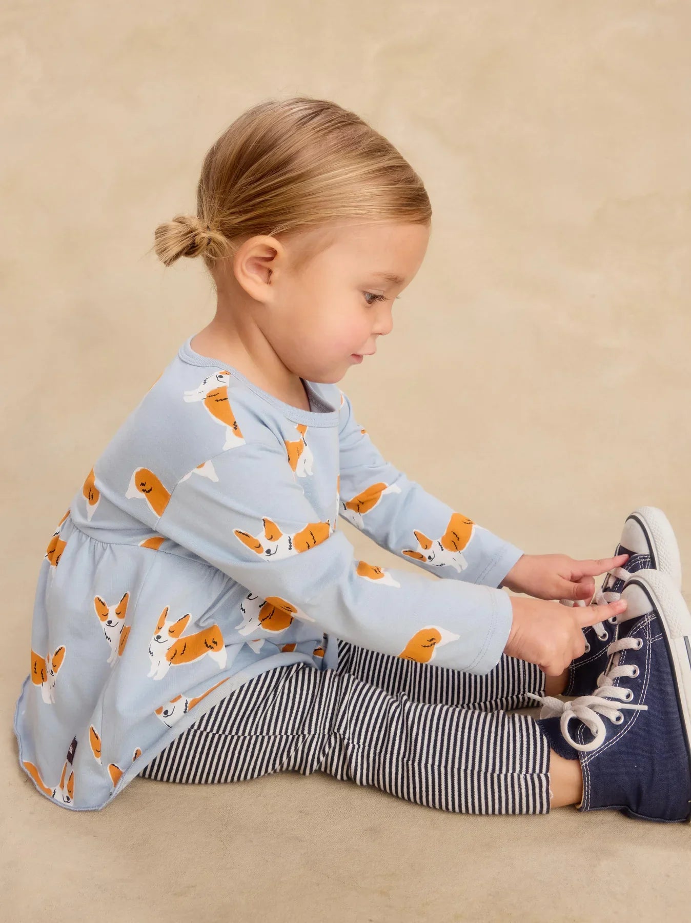 Tea CollectionTea Collection Cutie Corgis Peplum Two Piece SetBabysupermarket
