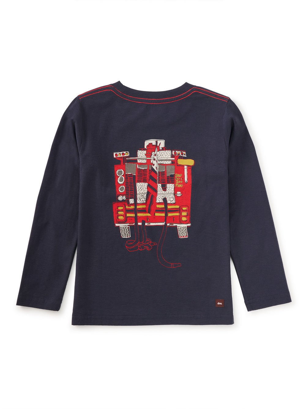 Tea Collection Fire Truck Graphic Tee