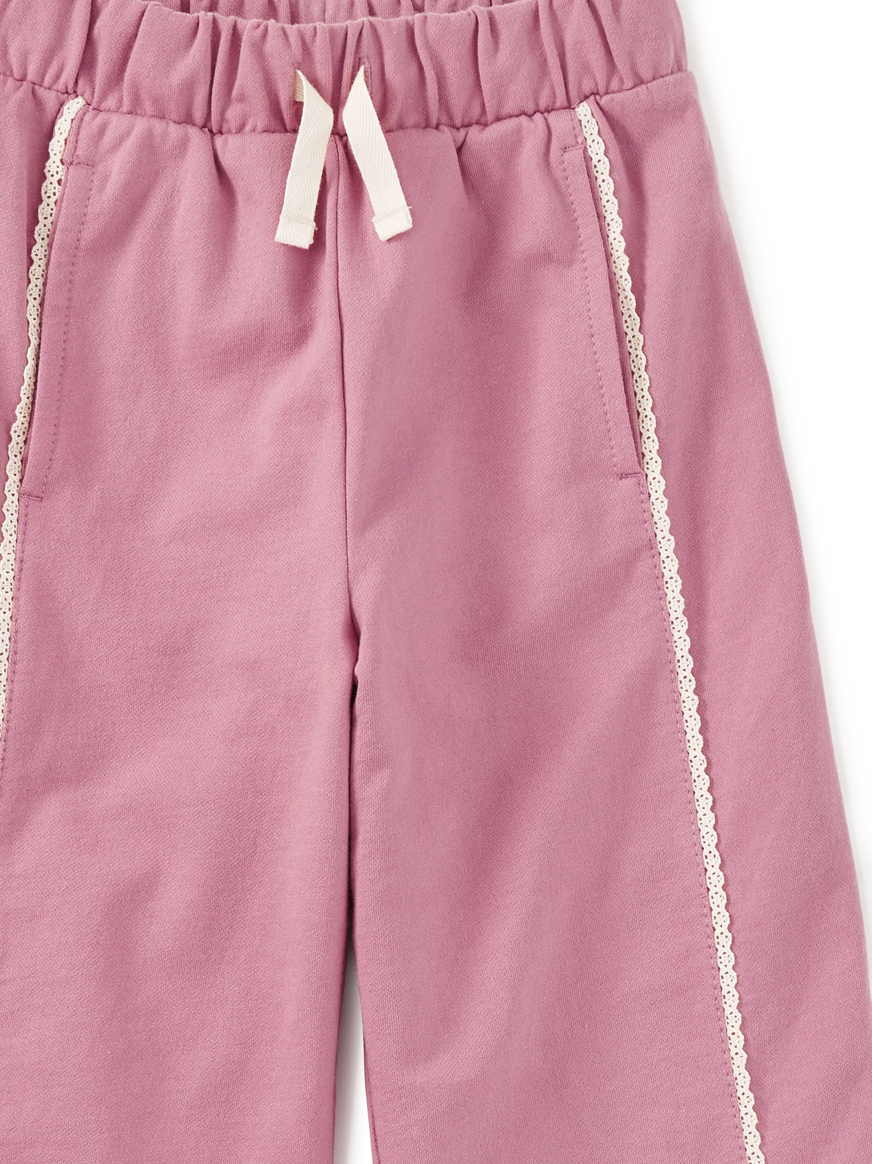 Tea CollectionTea Collection Lace Trim Track Pants HydrangeaBabysupermarket