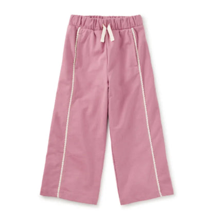 Tea CollectionTea Collection Lace Trim Track Pants HydrangeaBabysupermarket