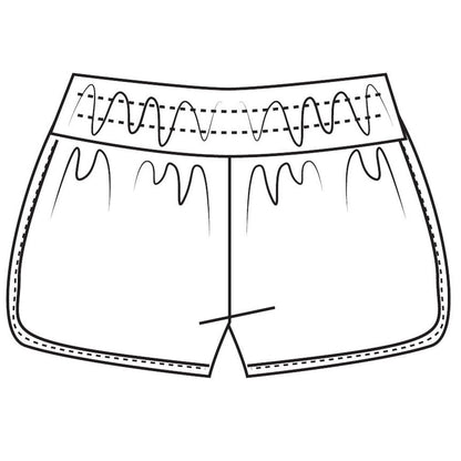 Tenly Girls French Terry Dolphin Short