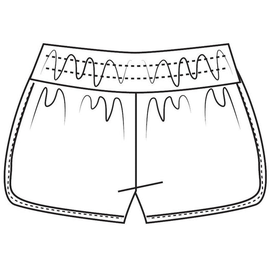 Tenly Girls French Terry Dolphin Short
