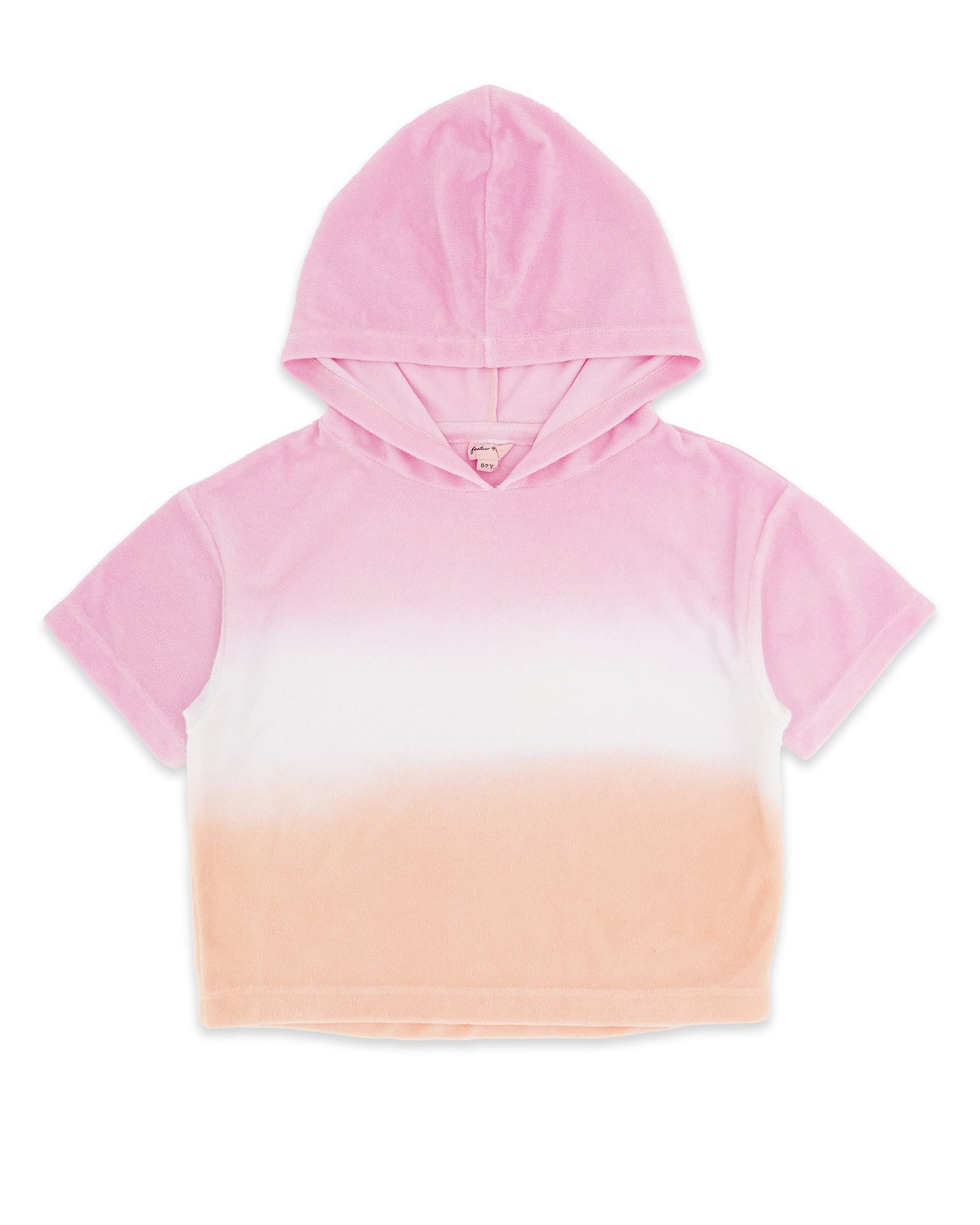 Feather 4 ArrowFeather 4 Arrow Girls Terry Hoodie - Pop PinkBabysupermarket
