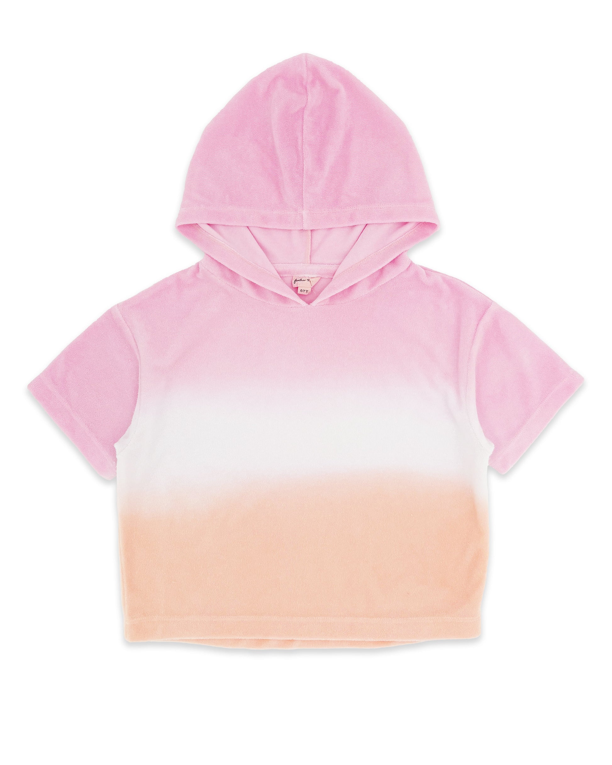 Feather 4 ArrowFeather 4 Arrow Girls Terry Hoodie - Pop PinkBabysupermarket