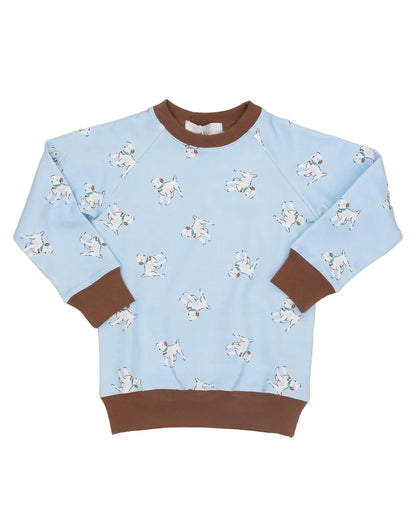 The Oaks Apparel Boys Apparel / Outerwear / Toddler Bluebell / 12 Mo The Oaks Apparel Boy's Bluebell Pups Sweatshirt