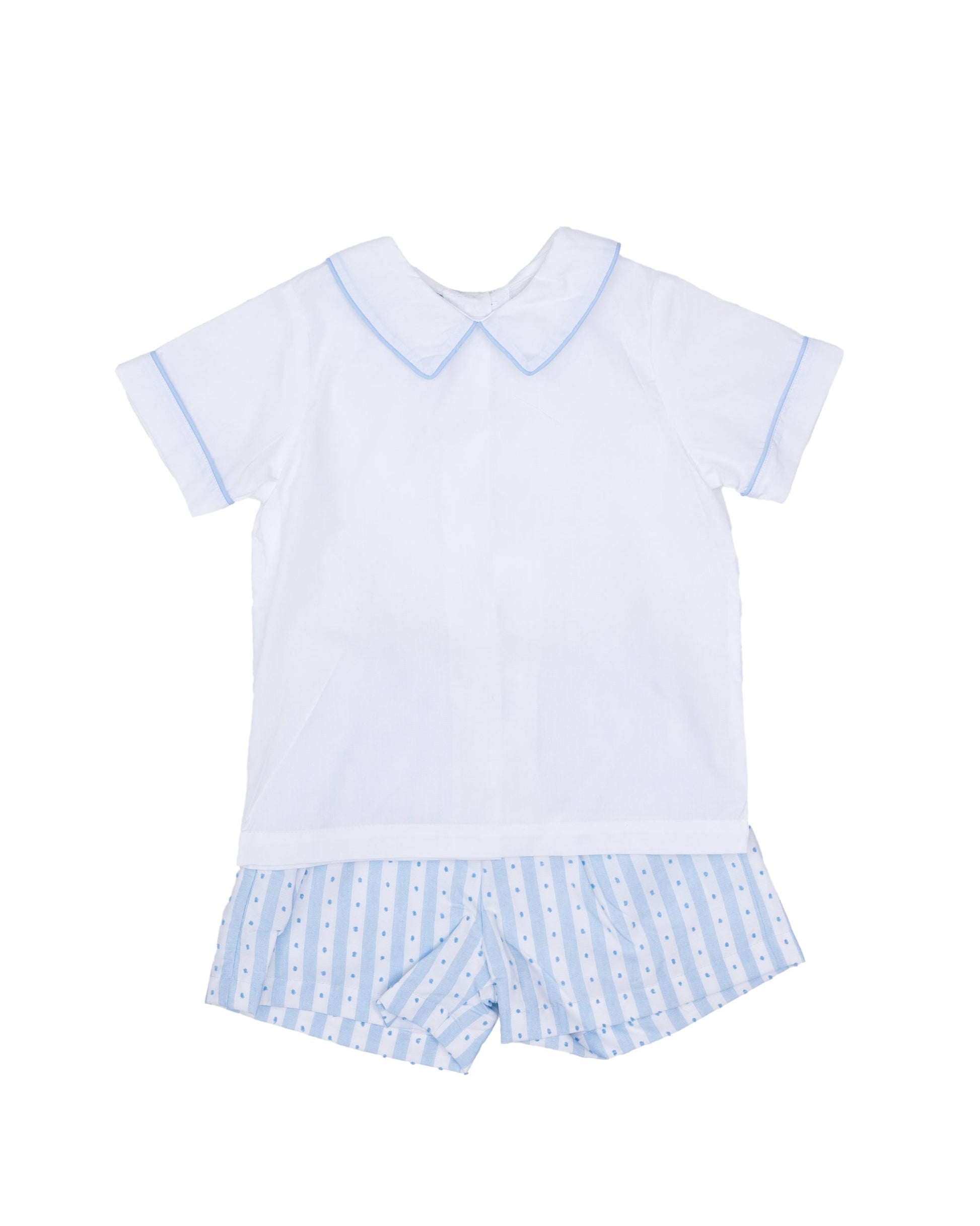The Oaks ApparelThe Oaks Apparel Boys John Set - Blue Stripe BreezeBabysupermarket