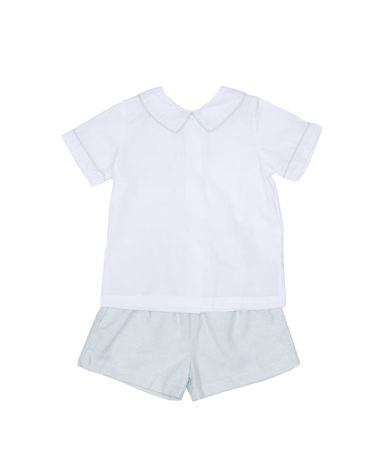 The Oaks ApparelThe Oaks Apparel John Set - Willow Green StripeBabysupermarket