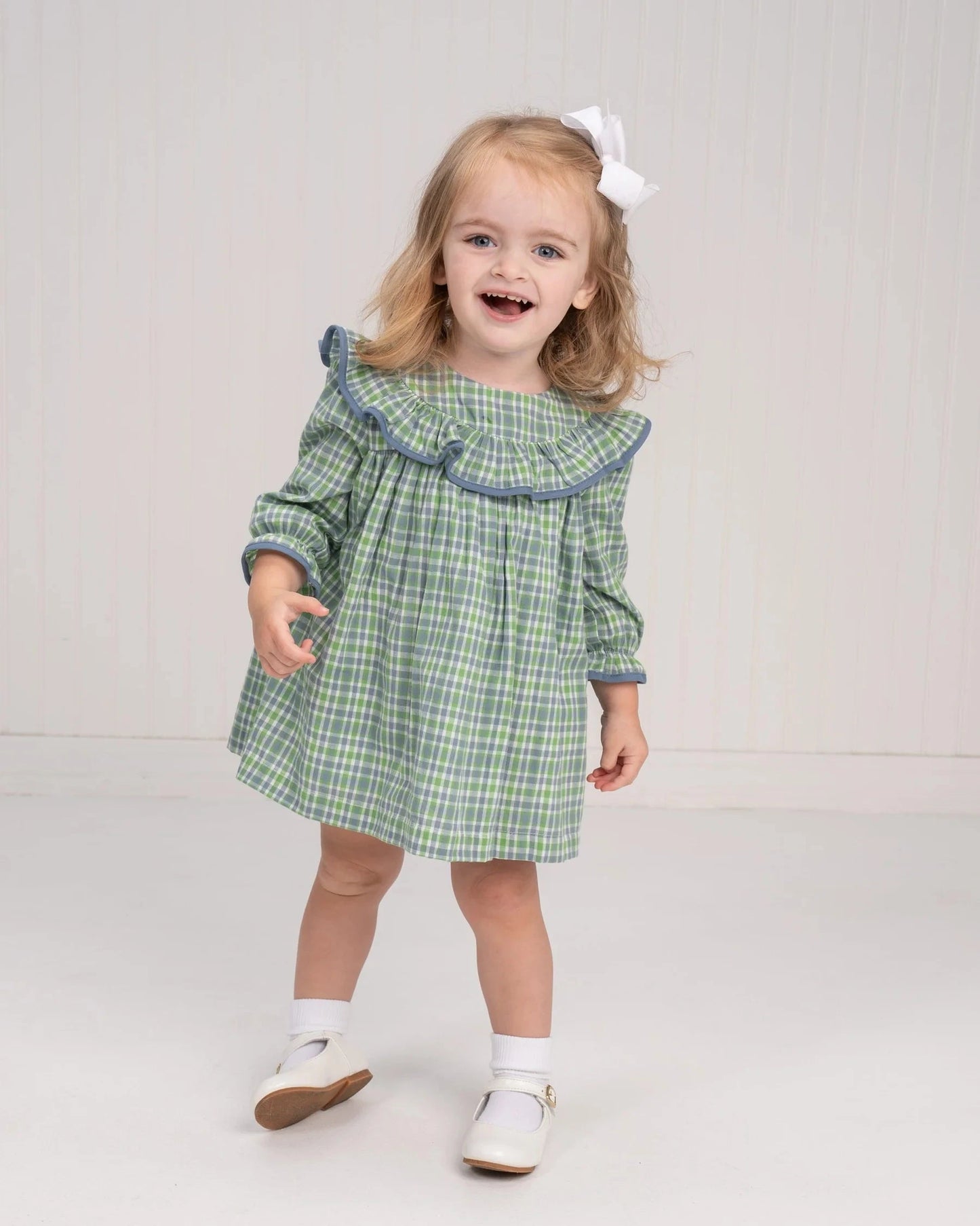 The Oaks Apparel The Oaks Apparel Layla Bluegrass Plaid Bloomer Set