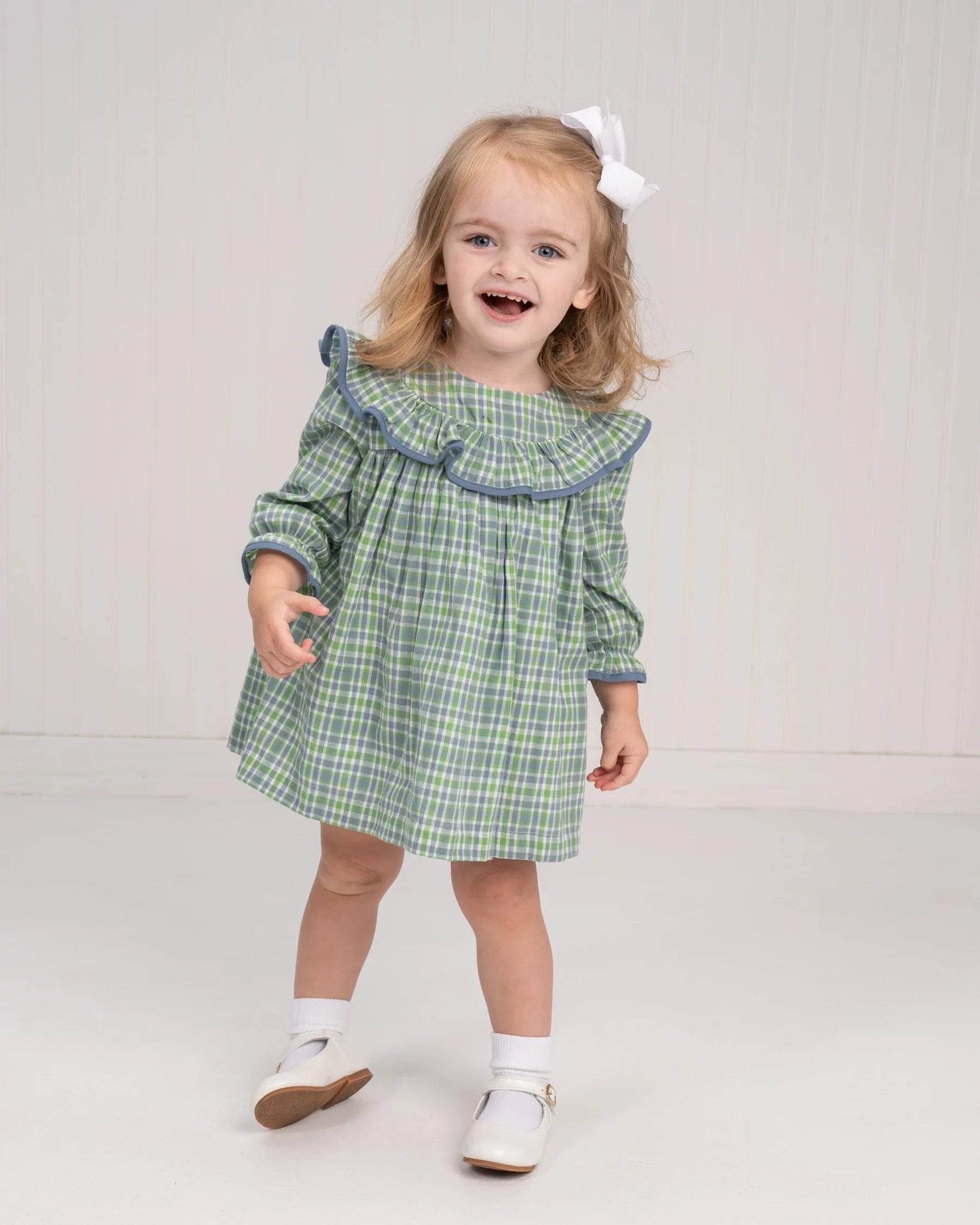 The Oaks Apparel The Oaks Apparel Layla Bluegrass Plaid Bloomer Set