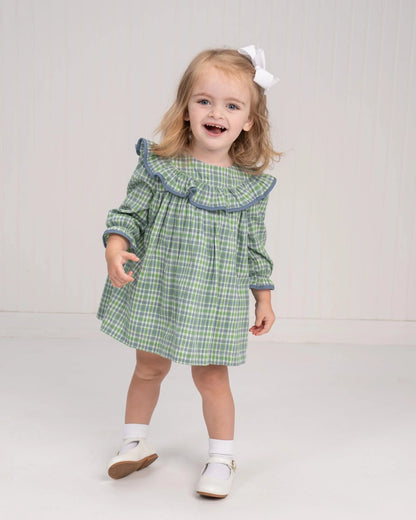 The Oaks Apparel The Oaks Apparel Layla Bluegrass Plaid Bloomer Set
