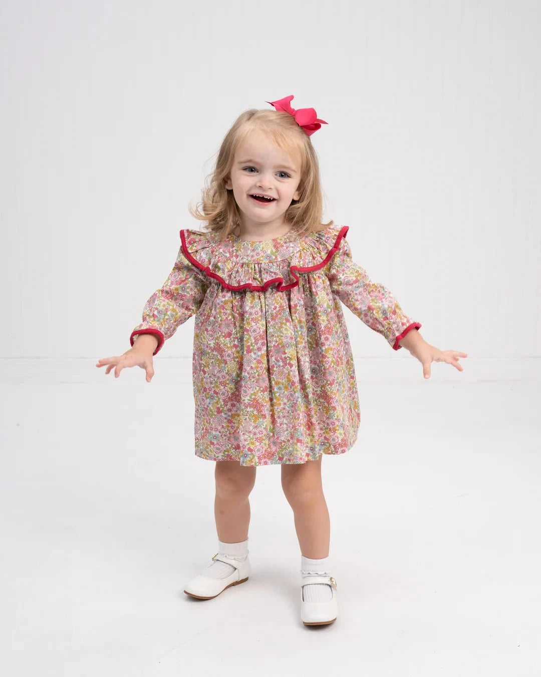 The Oaks Apparel The Oaks Apparel Layla Raspberry Floral Bloomer Set