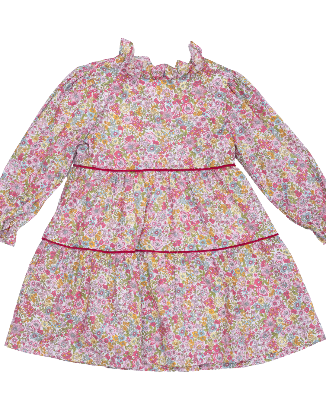 The Oaks Apparel Raspberry Floral / 4 The Oaks Apparel Zoe Raspberry Floral Dress