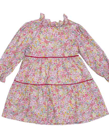 The Oaks Apparel Raspberry Floral / 4 The Oaks Apparel Zoe Raspberry Floral Dress