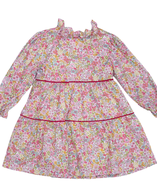 The Oaks Apparel Raspberry Floral / 4 The Oaks Apparel Zoe Raspberry Floral Dress