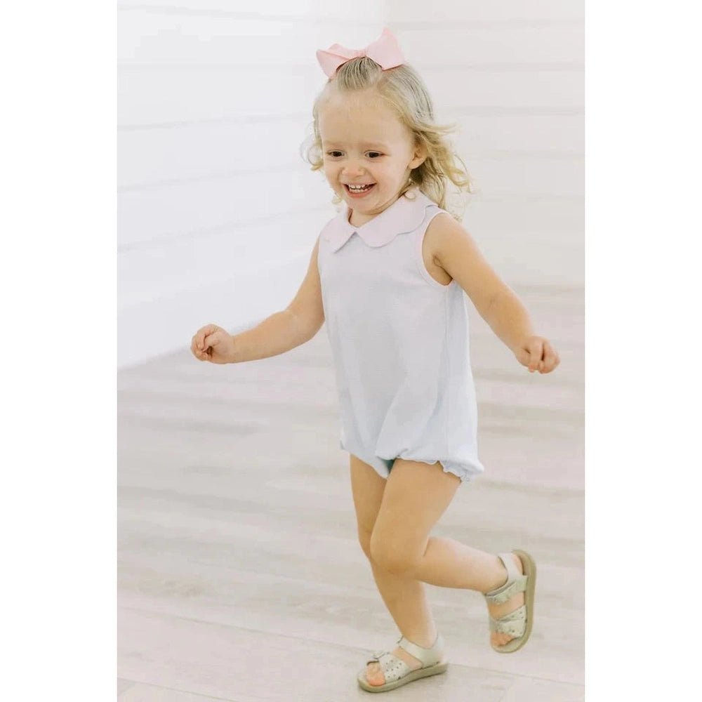 The Proper Peony Blue Stripe Girl Bubble