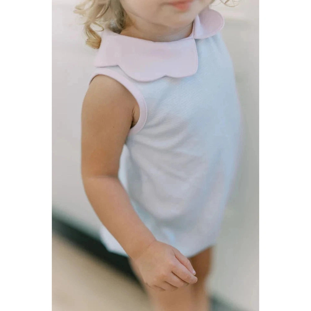 The Proper Peony Blue Stripe Girl Bubble