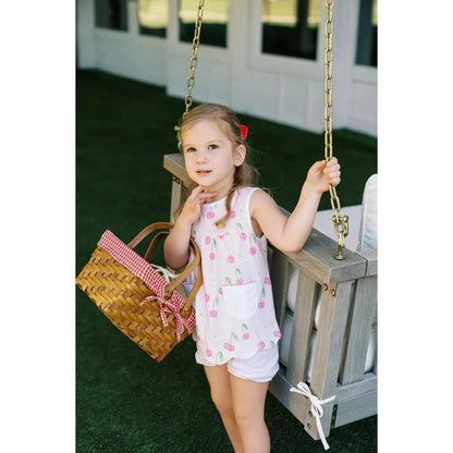 The Proper Peony Cherry Blooms Girl Bloomer Set