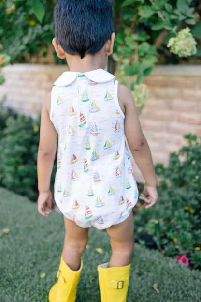Proper Peony Infant Boy The Proper Peony Parkside Collection - Boy Bubble Yacht