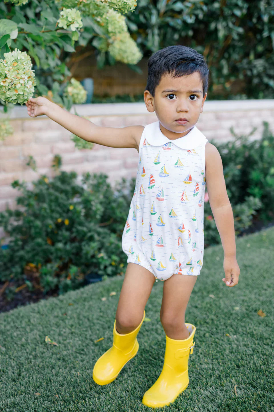 Proper Peony Infant Boy The Proper Peony Parkside Collection - Boy Bubble Yacht