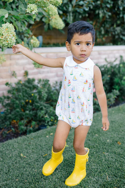 Proper Peony Infant Boy The Proper Peony Parkside Collection - Boy Bubble Yacht