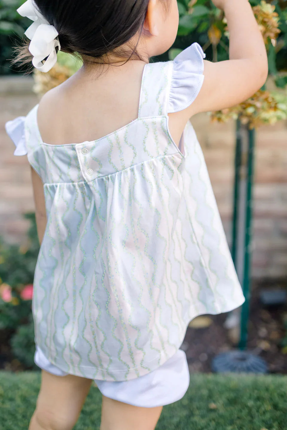 Proper Peony The Proper Peony Parkside Collection - Girl Bloomer Set Rosemary