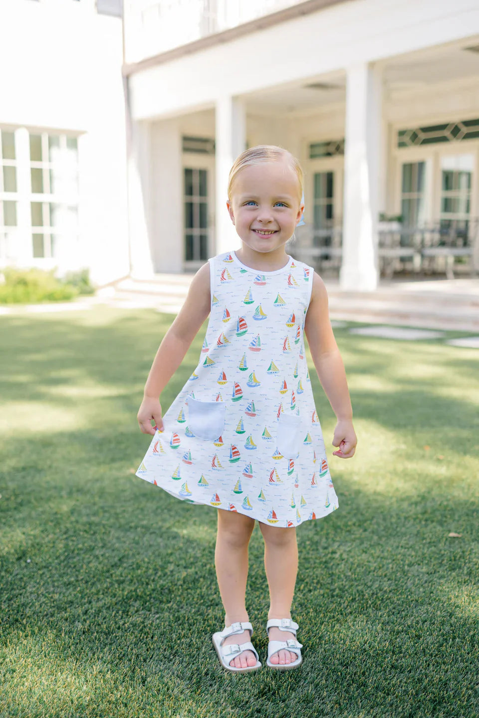 Proper Peony Girls Dresses The Proper Peony Parkside Collection - Yacht Dress