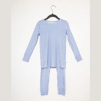 The Uptown Baby Gingham Long Sleeve Pajamas