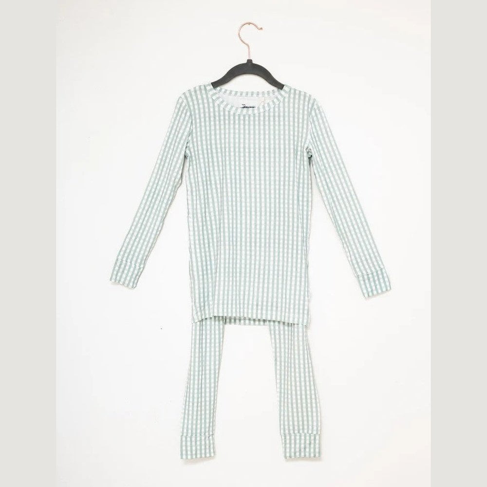 The Uptown Baby Gingham Long Sleeve Pajamas