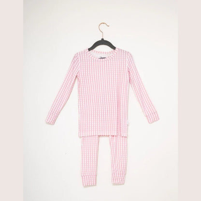 The Uptown Baby Gingham Long Sleeve Pajamas